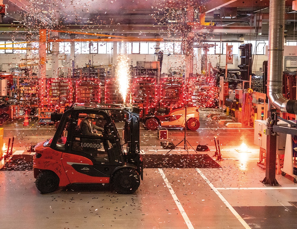 Linde Material Handling has been manufacturing counterbalanced trucks in Aschaffenburg since 1959.