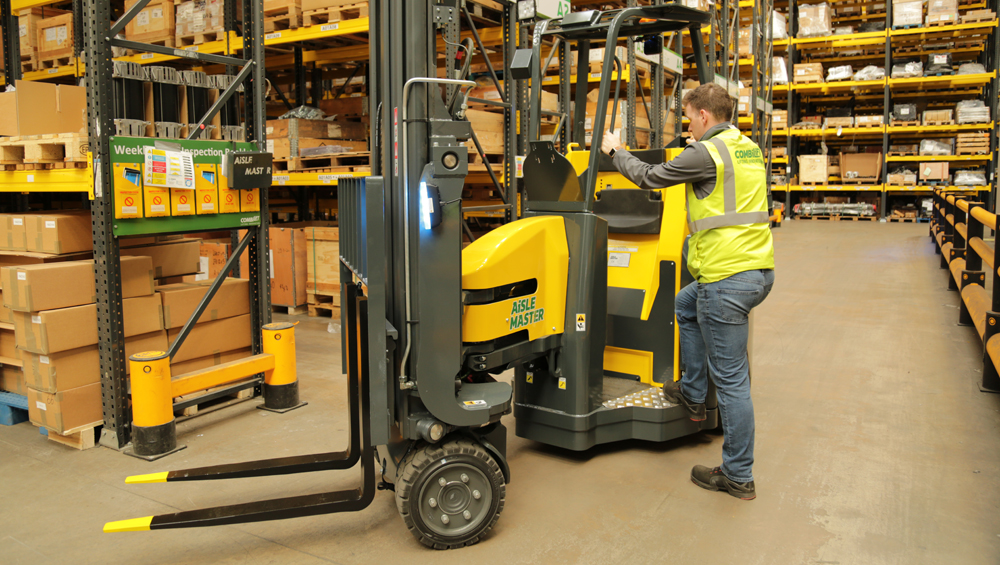 The Aisle-Master OP from the Irish forklift specialist Combilift