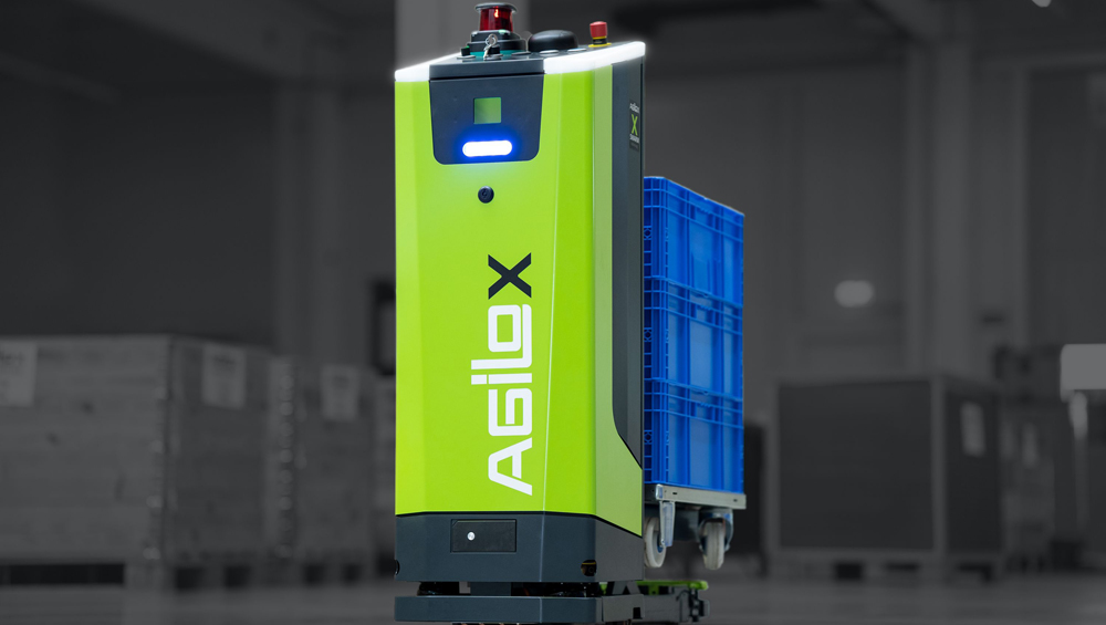 omnidirectional dolly mover, from the Austrian supplier AGILOX