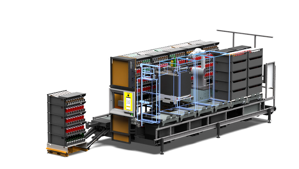 Nano-Fulfillment-Center des israelische Tech-Unternehmens 1MRobotics