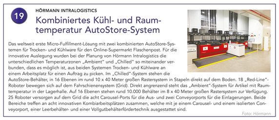 HÖRMANN INTRALOGISTICS | Kombiniertes Kühl- und Raumtemperatur AutoStore-System HÖRMANN INTRALOGISTICS | Kombiniertes Kühl- und Raumtemperatur AutoStore-System