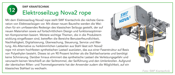 12 SWF Krantechnik | Elektroseilzug Nova2 rope 12 SWF Krantechnik | Elektroseilzug Nova2 rope