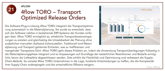 21 4flow | 4flow TORO - Transport Optimized Release Orders 21 4flow | 4flow TORO - Transport Optimized Release Orders
