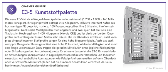 3 Craemer Gruppe | E3-5 Kunststoffpalette 3 Craemer Gruppe | E3-5 Kunststoffpalette