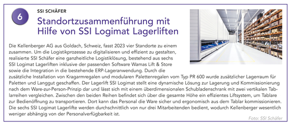 6 SSI Schäfer | Standortzusammenführung mit Hilfe von SSI Logimat Lagerliften 6 SSI Schäfer | Standortzusammenführung mit Hilfe von SSI Logimat Lagerliften