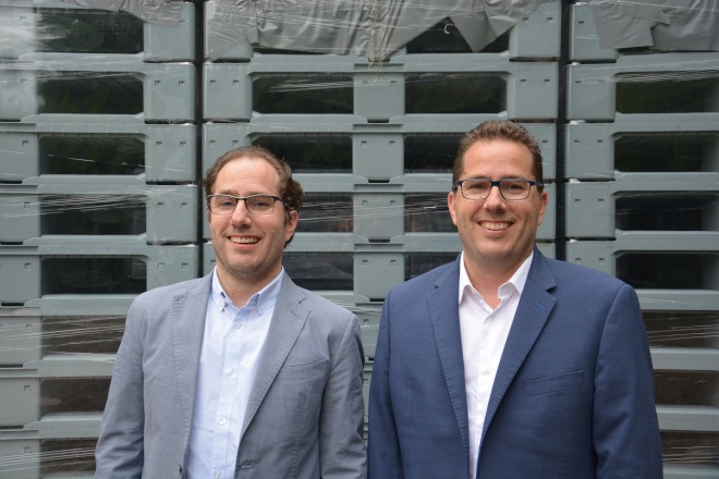 Grégory Vandewiele, Plant Manager Smart-Flow (links im Bild)