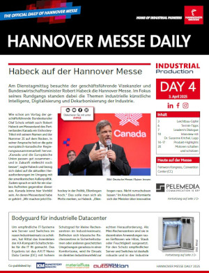 HANNOVER MESSE DAILY | E-Paper zu Tag 4